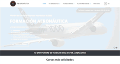 Desktop Screenshot of formacionaeronautica.org